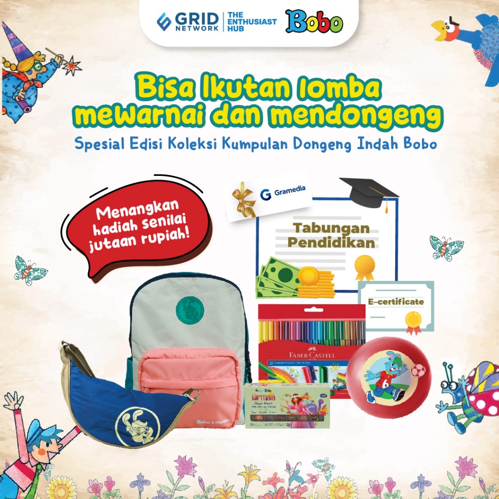 

NYBEBY26 EDISI KOLEKSI KUMPULAN DONGENG INDAH SERI ILUSTRATOR LEGENDARIS BOBO KAK YOYOK