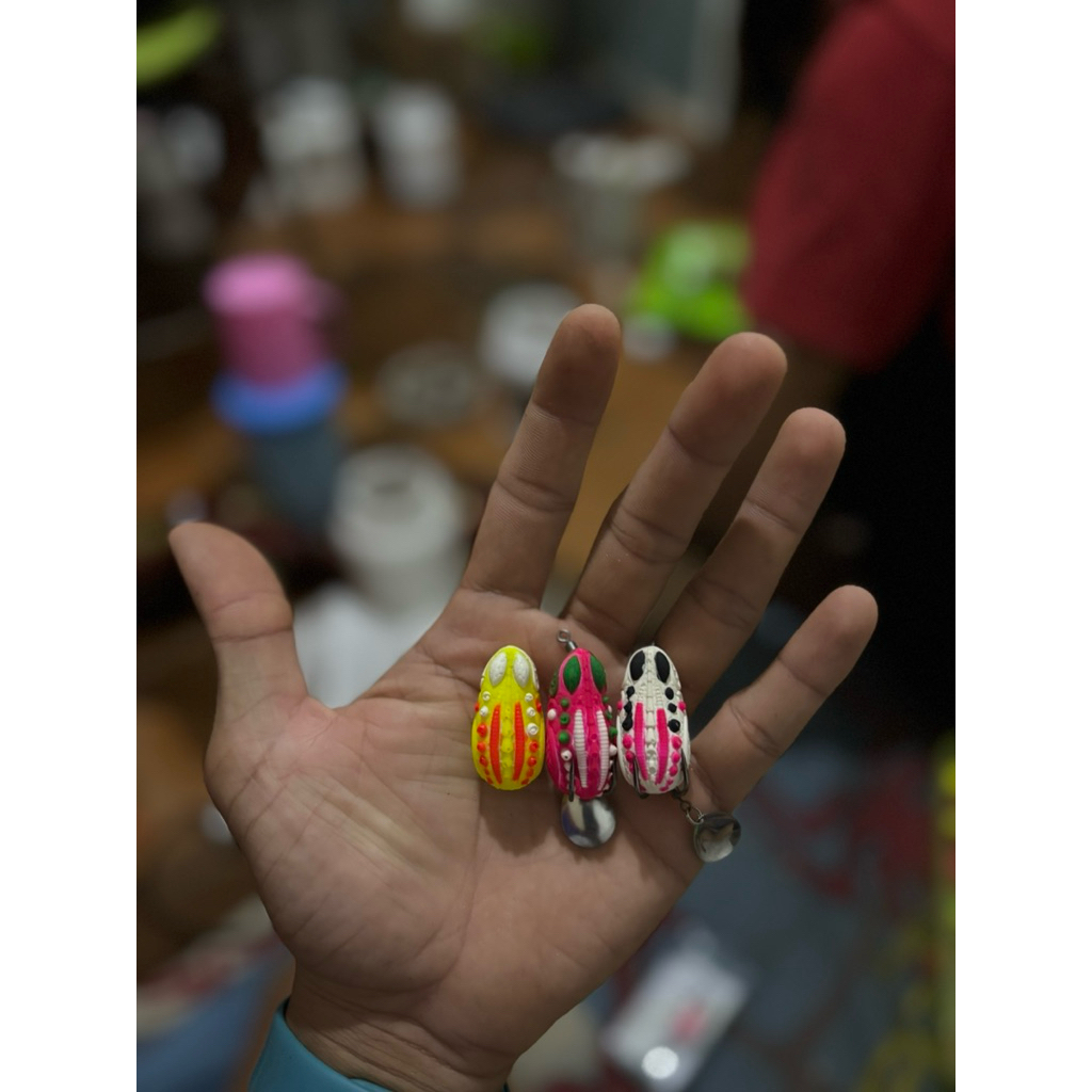 soft frog 3D uk 2,5 cm umpan ikan gabus dan toman