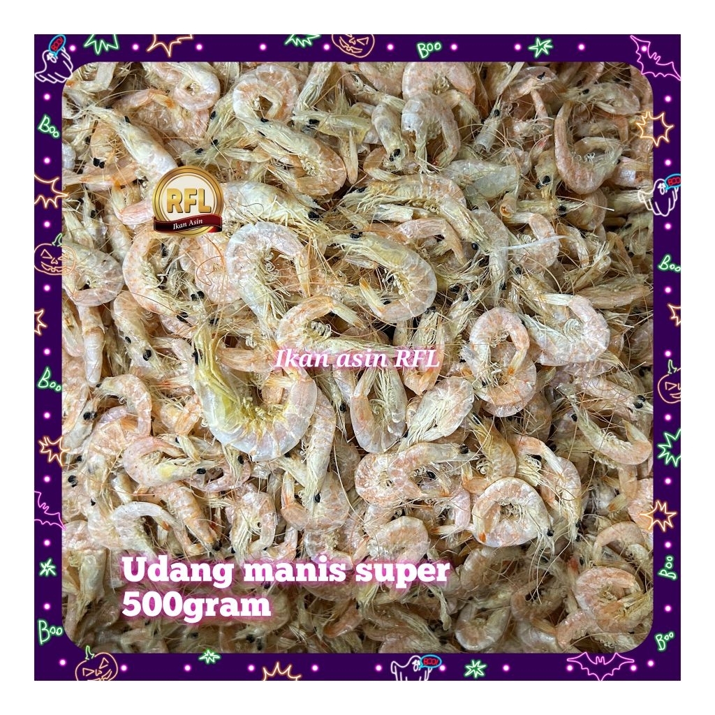 

ikan asin udang manis super 500gram