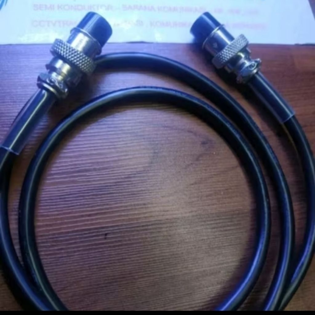 Jumper microphone mic ADONIS am508 am7500 ke rig icom 8pin besi ic 229 718 228 229 panjang kabel 1 m