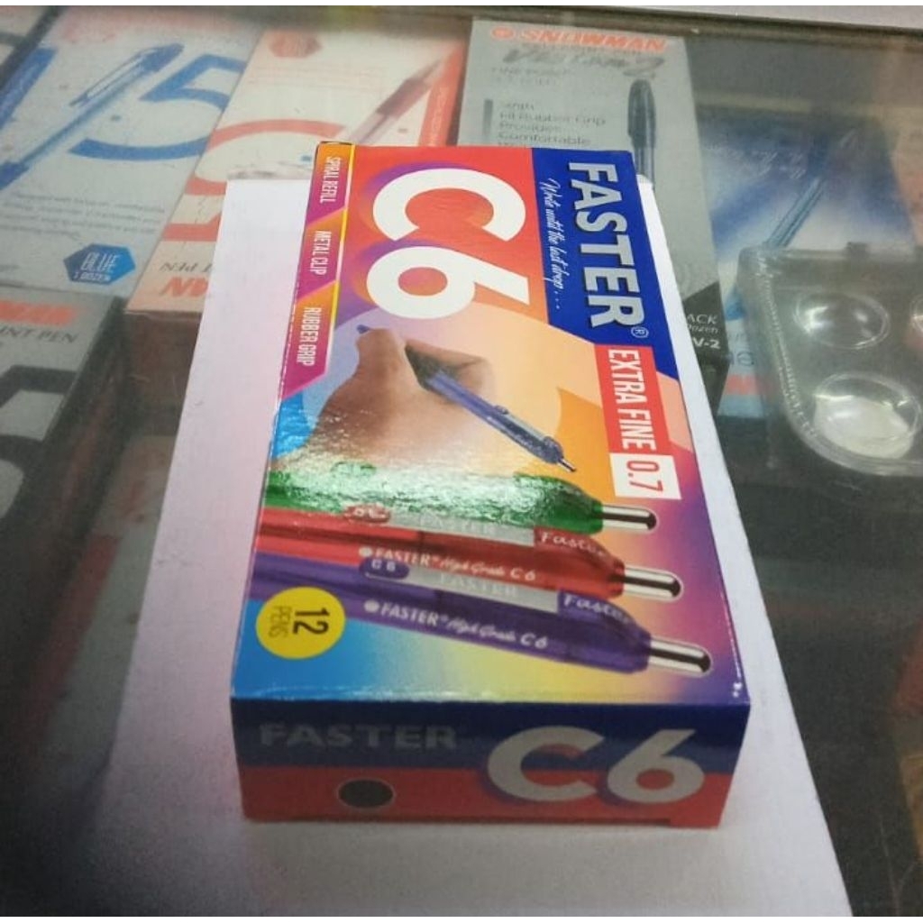 

Pulpen Faster C-6 Cetekan 1pack