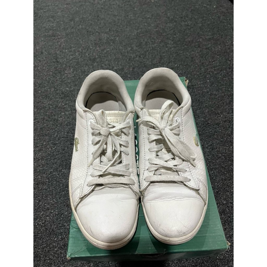 PRELOVED SEPATU LACOSTE PUTIH SIZE 39
