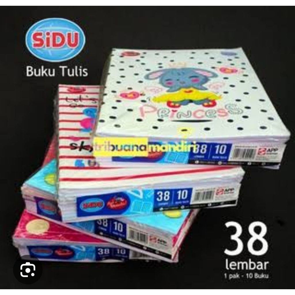 

Buku Sidu 38 sheet , harga pack