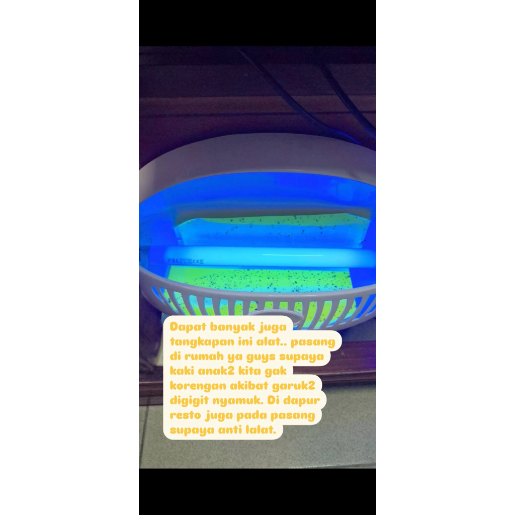Lampu tangkap Lalat Nyamuk Fly Mosquito Catcher LED 12 WATT. Mesin Perangkap Lalat Nyamuk.