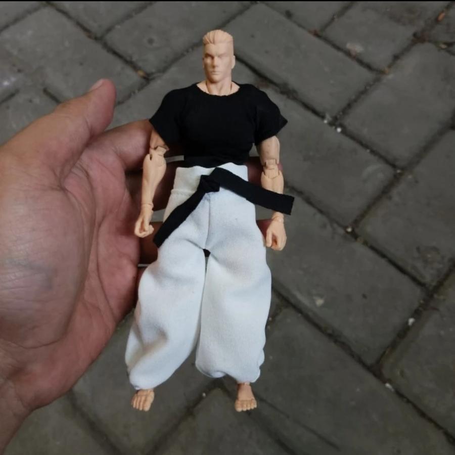 Outfit Gojo Satoru Jujutsu Kaisen Kaos Celana kitbash Action Figure 1/12 SHF Romankey Vtoys Damtoys 