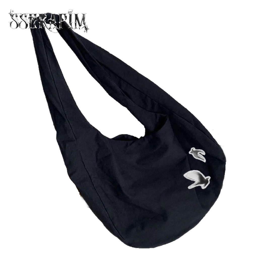 flash sale sserapim - hindia tsunobag / boho crossbody bag slingbag canvas unisex totebag skena y2k