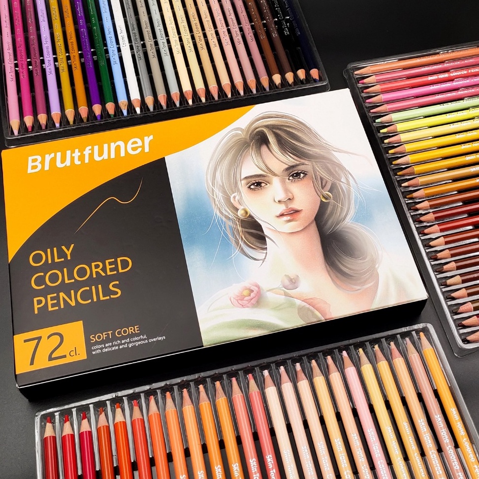 

KODE J15S Brutfuner Original Pensil Warna Lembut Skin Tone Soft Core 26cl5cl72cl