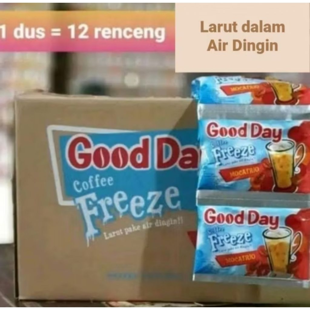

Good Day Freeze Mocafrio 1 Dus Isi 120 Sachet