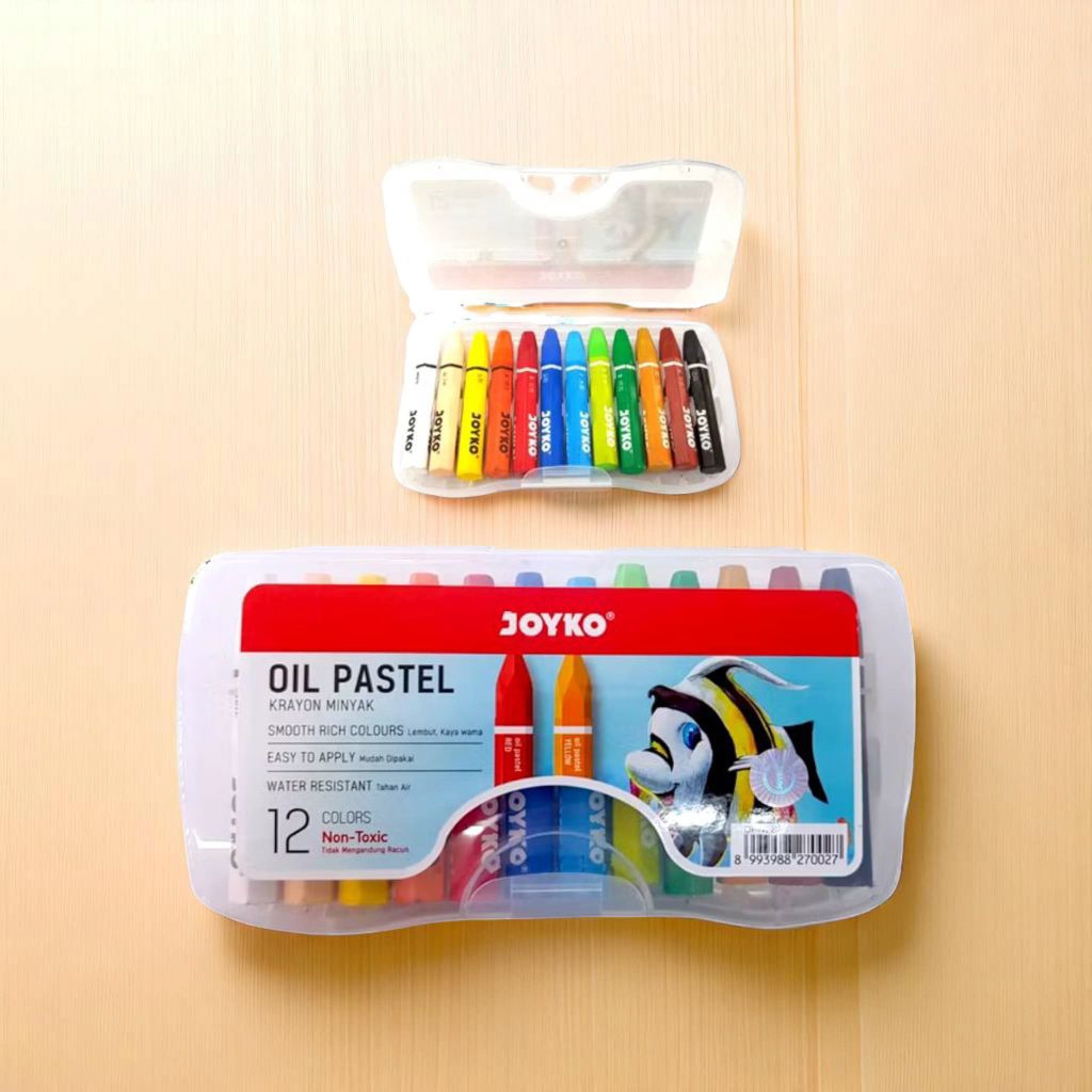 

Krayon Titi Joyko 12 Warna Joyko OP-12CHC Tahan Air