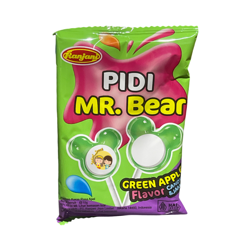 

Permen Miki Bear 10 Gr Rasa Buah Lolipop Candy by Jadoel_Snack