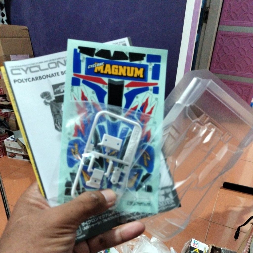 Tamiya 95678 Body Kap Cyclone Magnum 30Th Anniversary Polycarbonate Body Special + Decal