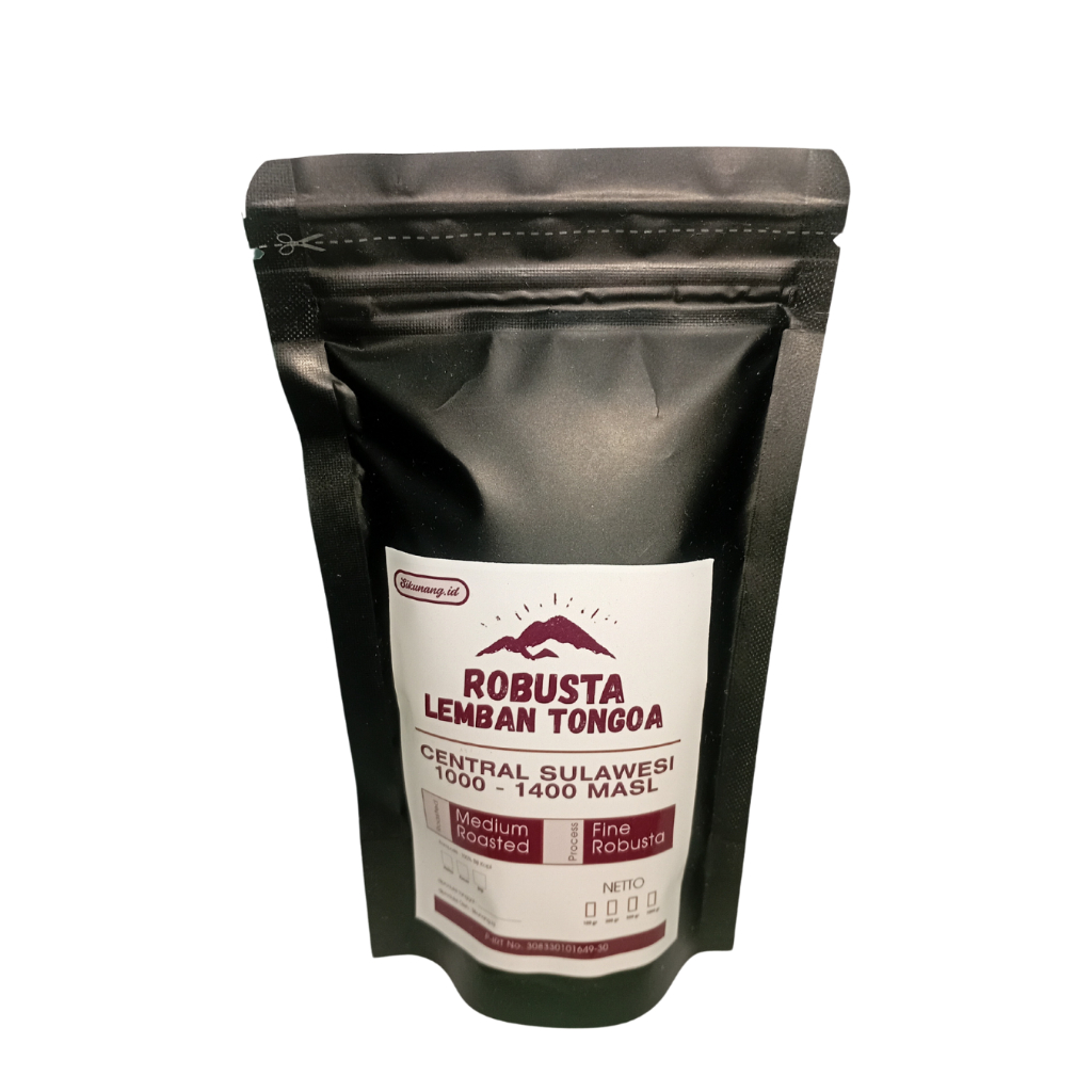 

Sikunang Medium Robusta Lemban Tongoa 100% dari Biji Kopi Pilihan