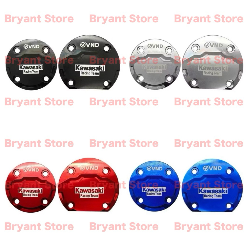 VND RACING COVER ENGINE SET TUTUP BAK KOPLING TUTUP BLOK KIRI KANAN COVER MESIN BLOK MAGNET NINJA R 