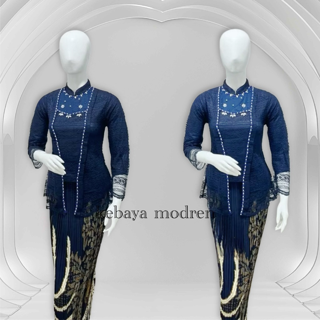 kebaya kutu baru hijab brokat new/Kebaya modren/kebaya wisuda/kebaya kondangan