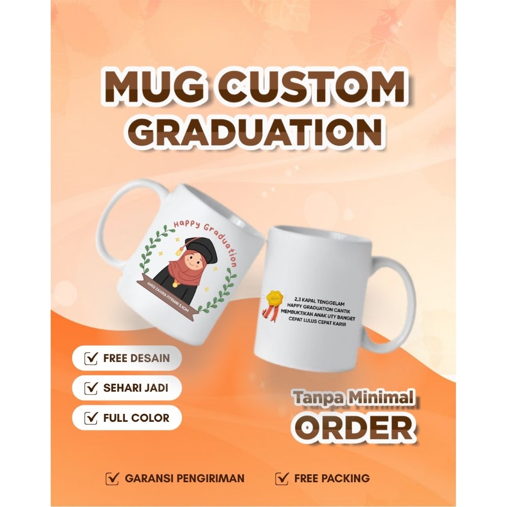 MUG WISUDA | KADO WISUDA | SOUVENIR WISUDA | HADIAH WISUDA | GIFT WISUDA | MUG CUSTOM | MUG JOGJA | 