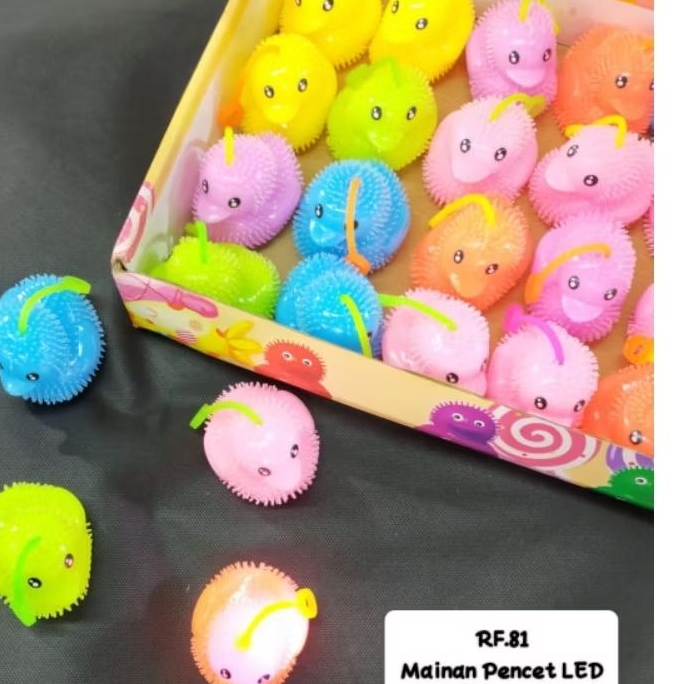 Mainan bebek pencet / mainan bebek LED / mainan bebek bunyi