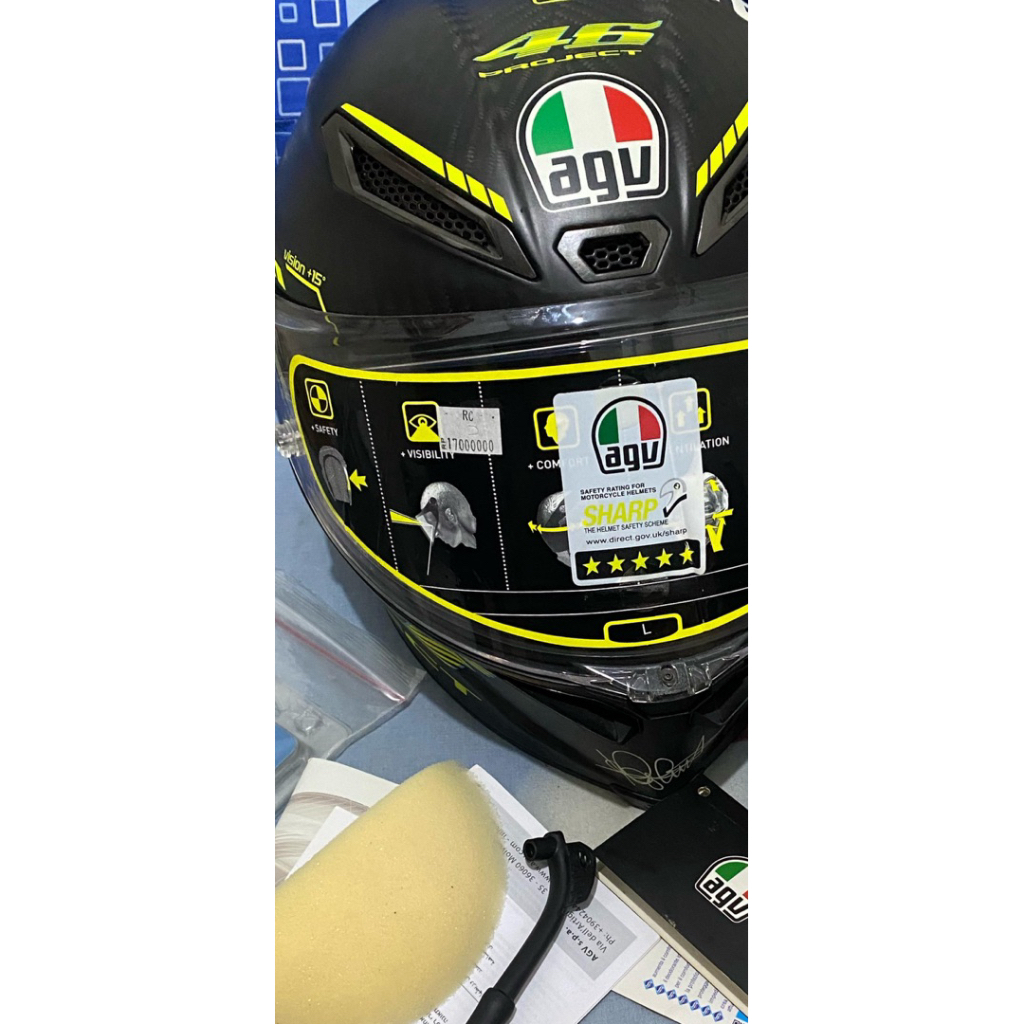 AGV PISTA GPR (NOT GP) 46 PROJECT V.2 L EURO FIT