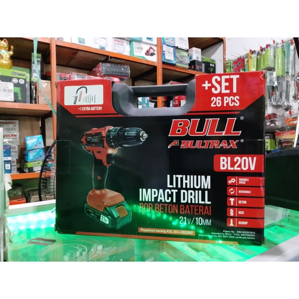 BULL BOR CHARGE IMPACT BL20V