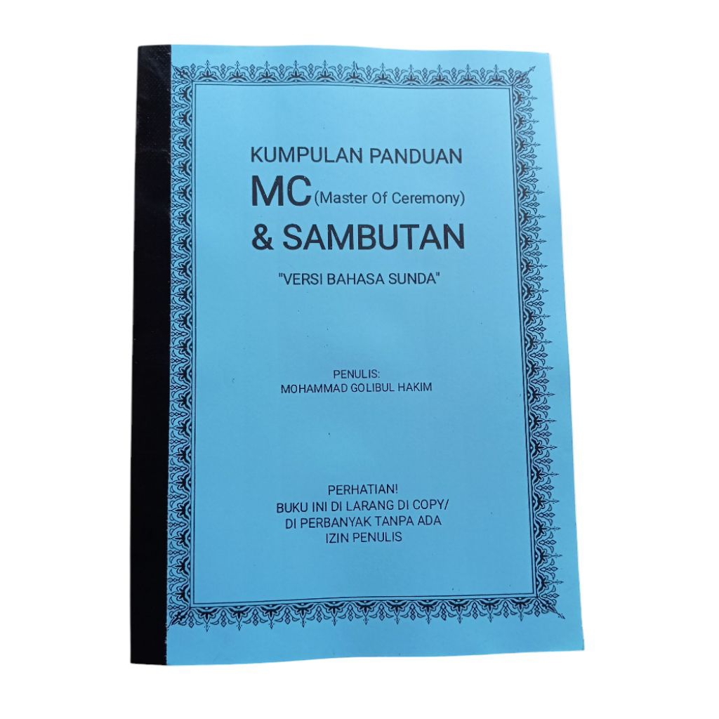 

BUKU PANDUAN MC & SAMBUTAN BAHASA SUNDA LENGKAP