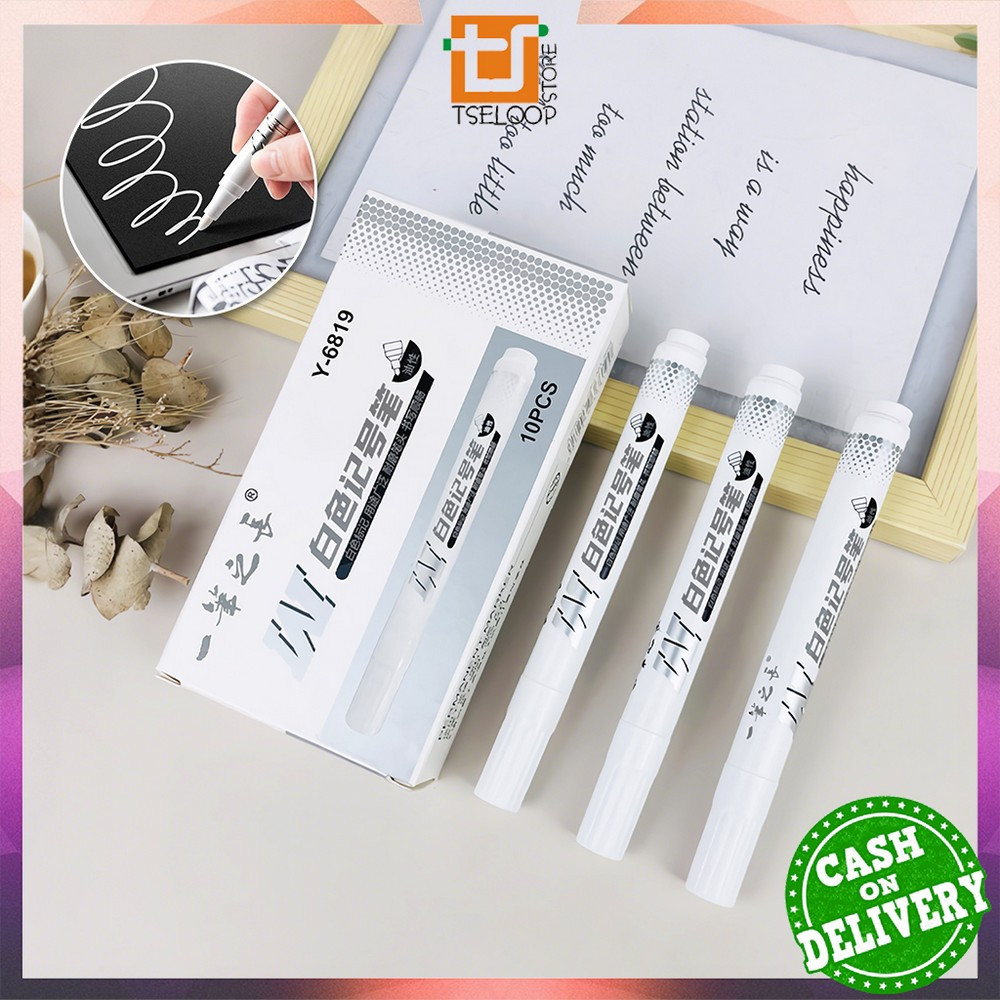 

OFM-A121 Spidol Putih Pena Graffiti Tinta Permanen Tahan Air Tidak Luntur / Spidol Marker Putih Lukisan Sepidol Waterproof