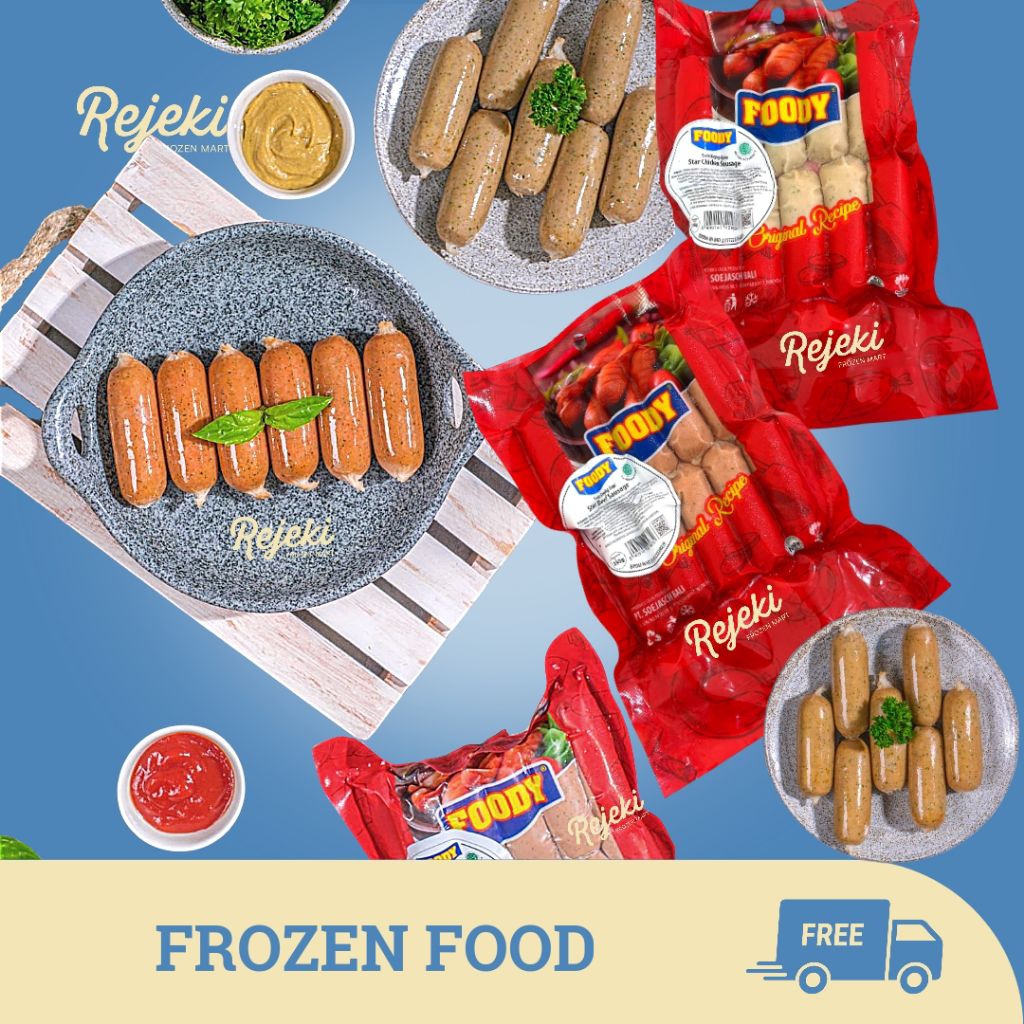 

Foody Sosis Ayam Dan Sapi 250gr - Rejeki Frozen