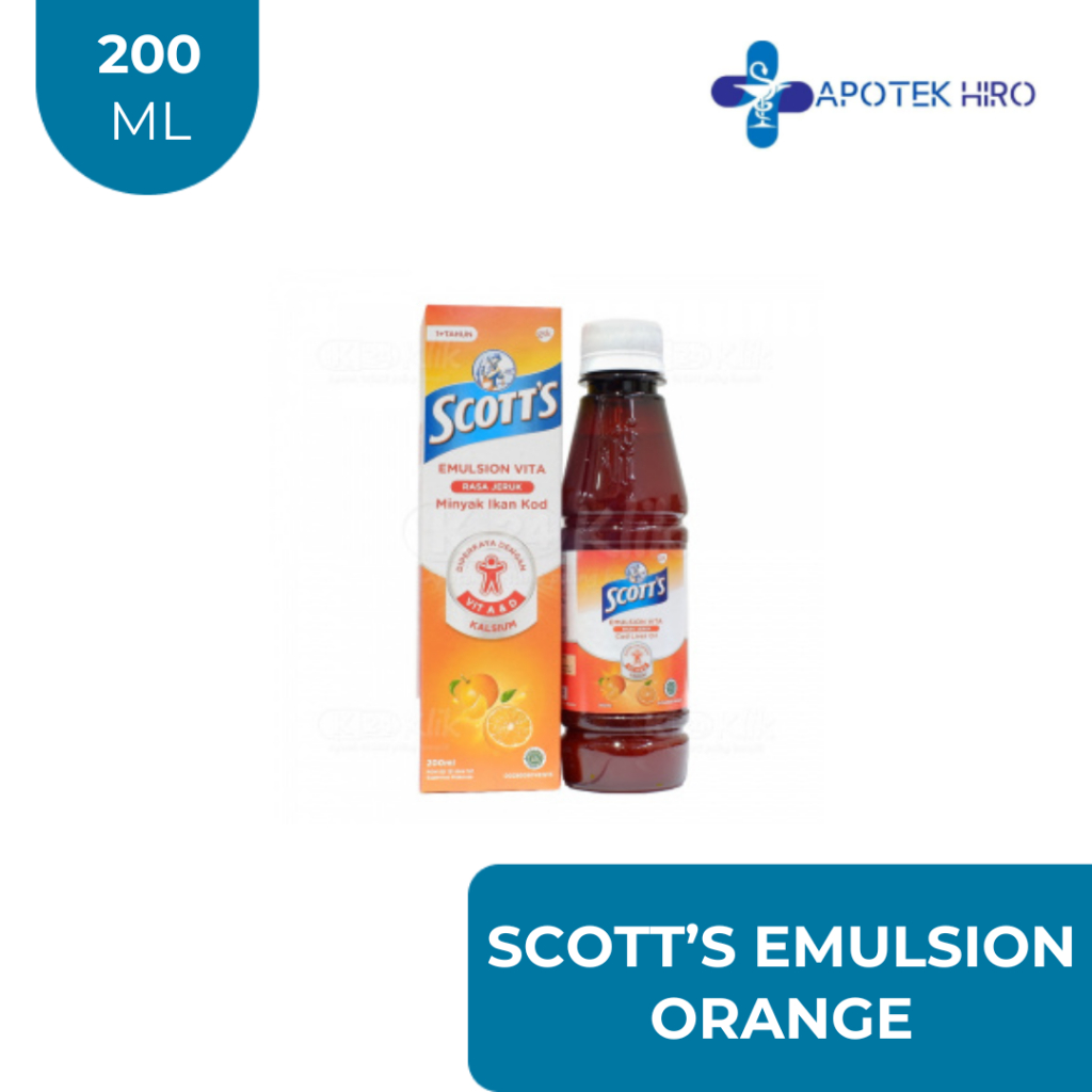 Scott's Emulsion Orange - 200 ML