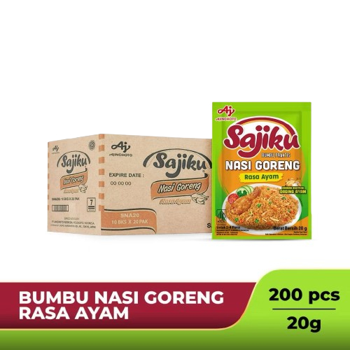 

Sajiku® Bumbu Praktis Nasi Goreng Rasa Ayam 20gr - 1 Karton