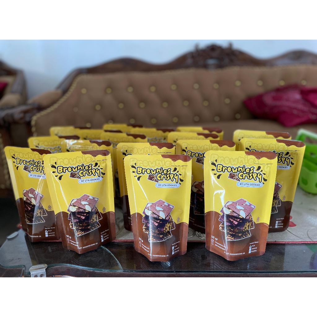 

BARU PAKET HEMAT DAPAT 2 BROWNIES CRISPY LITA COOKIES