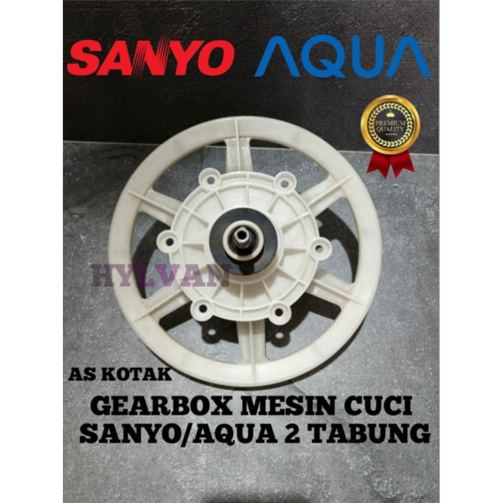 GEARBOX MESIN CUCI 2 TABUNG AQUA