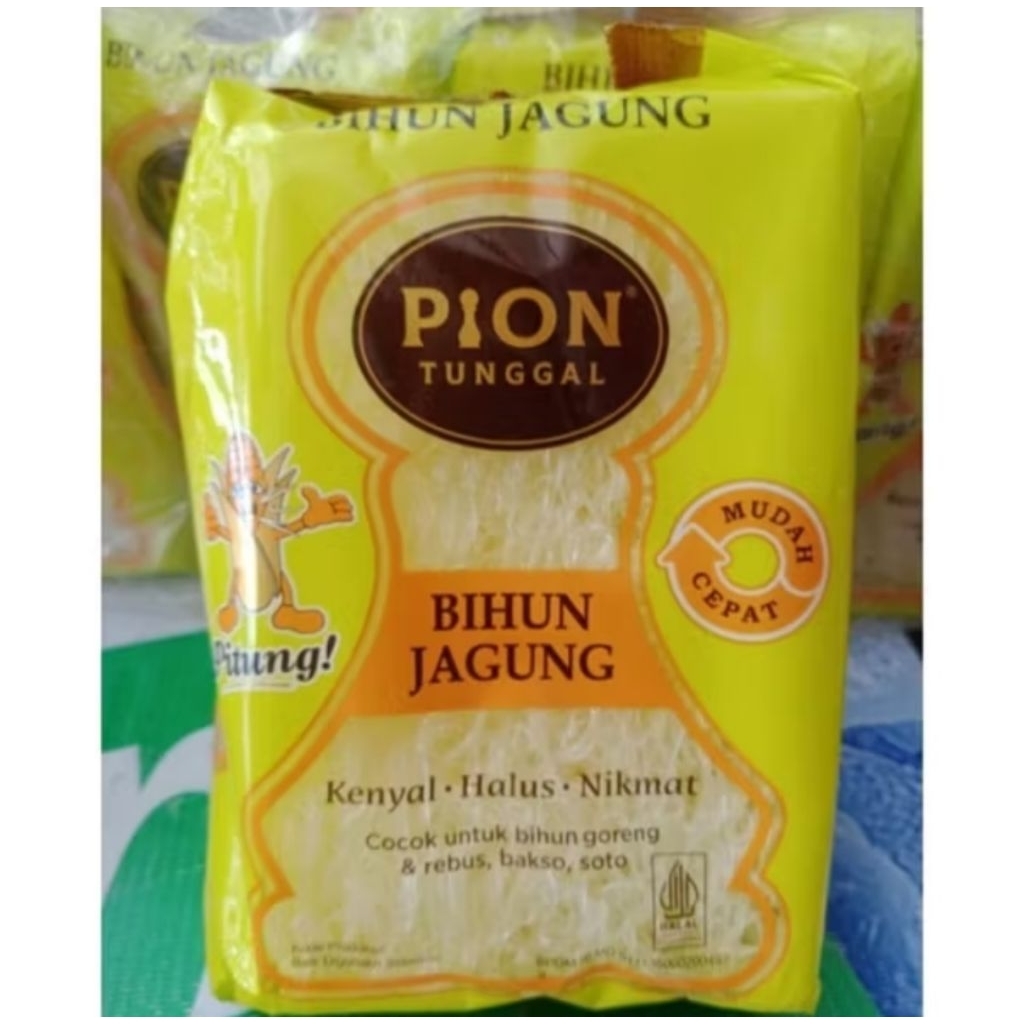 

PION TUNGGAL BIHUN JAGUNG 280gr Cap Pion Tunggal