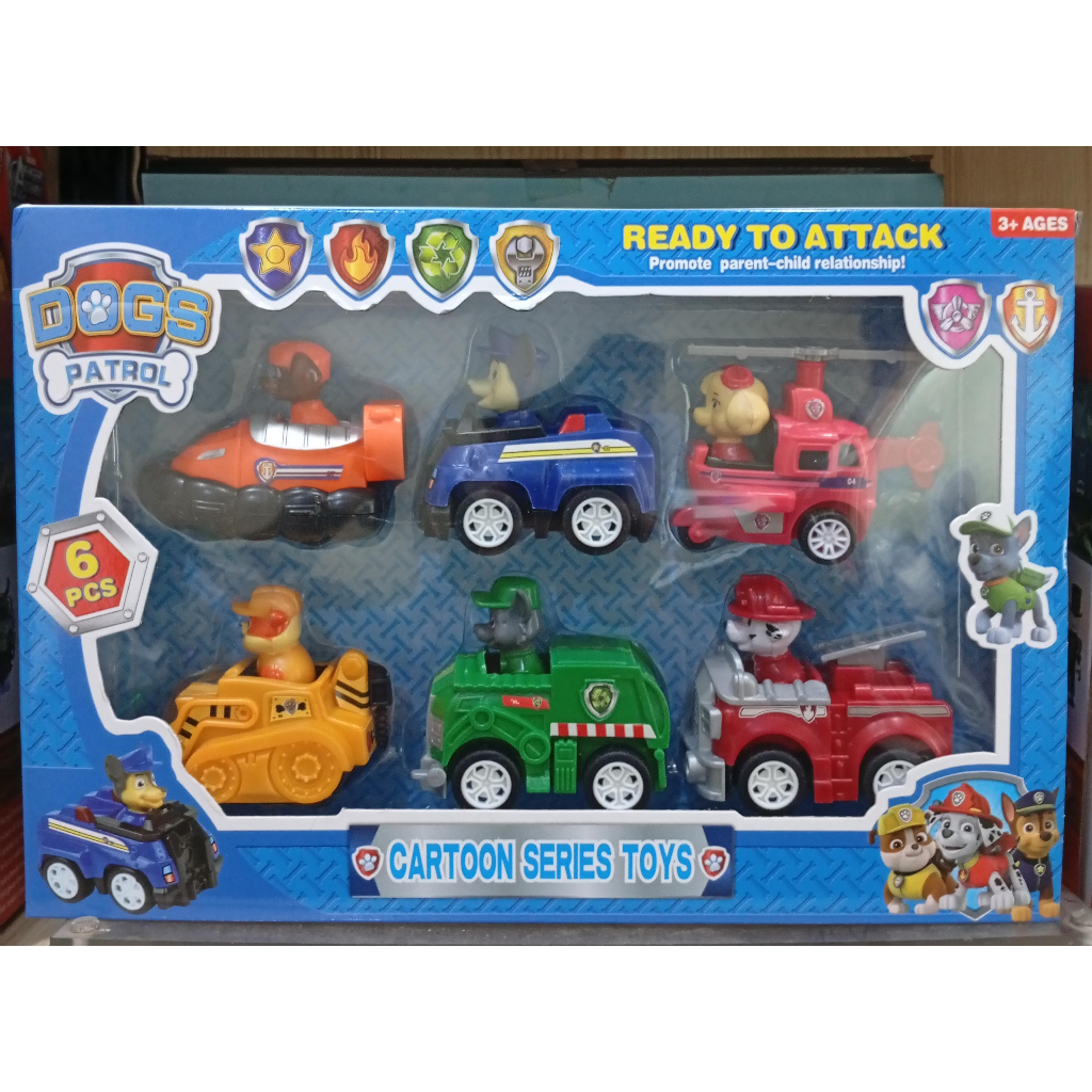 Figure Paw Patrol Set /Mainan Anak Paw Patrol isi 6