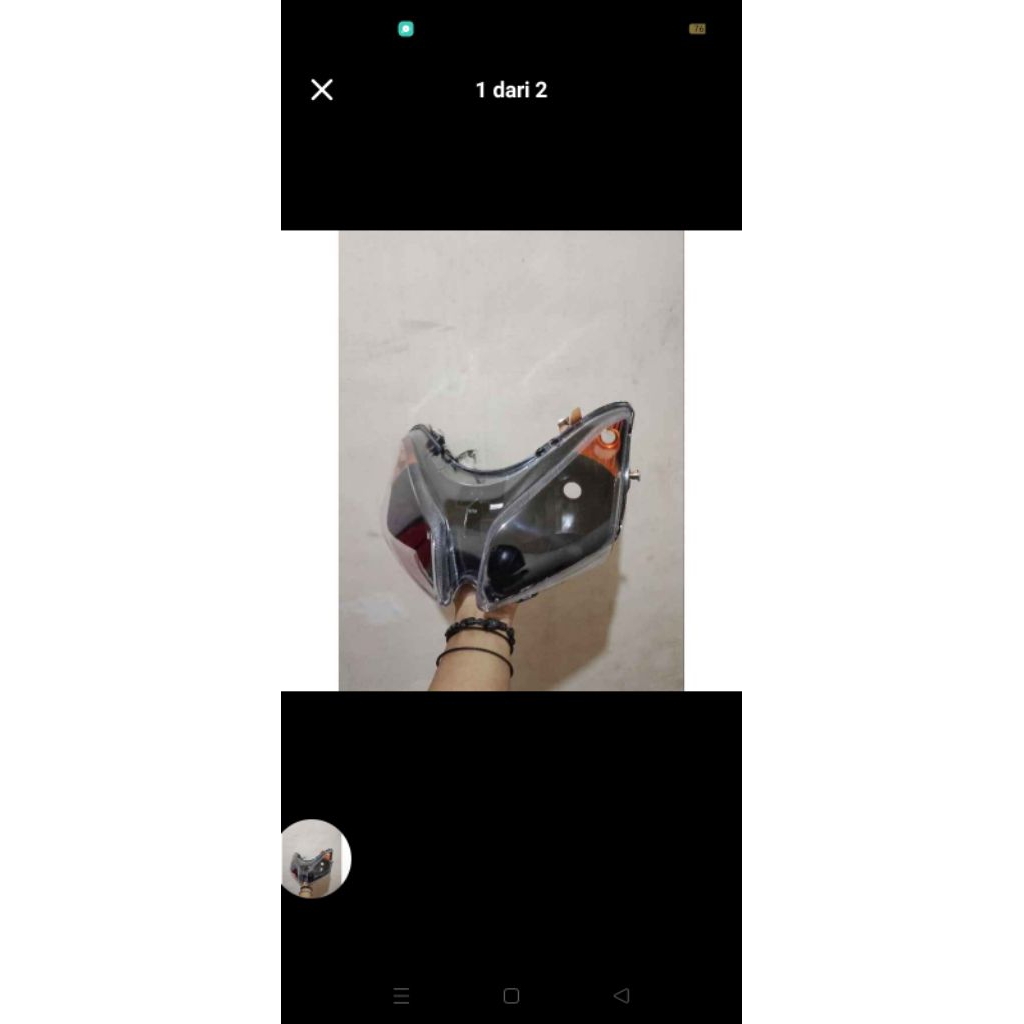 headlamp reflektor Vario cw 110 karbu