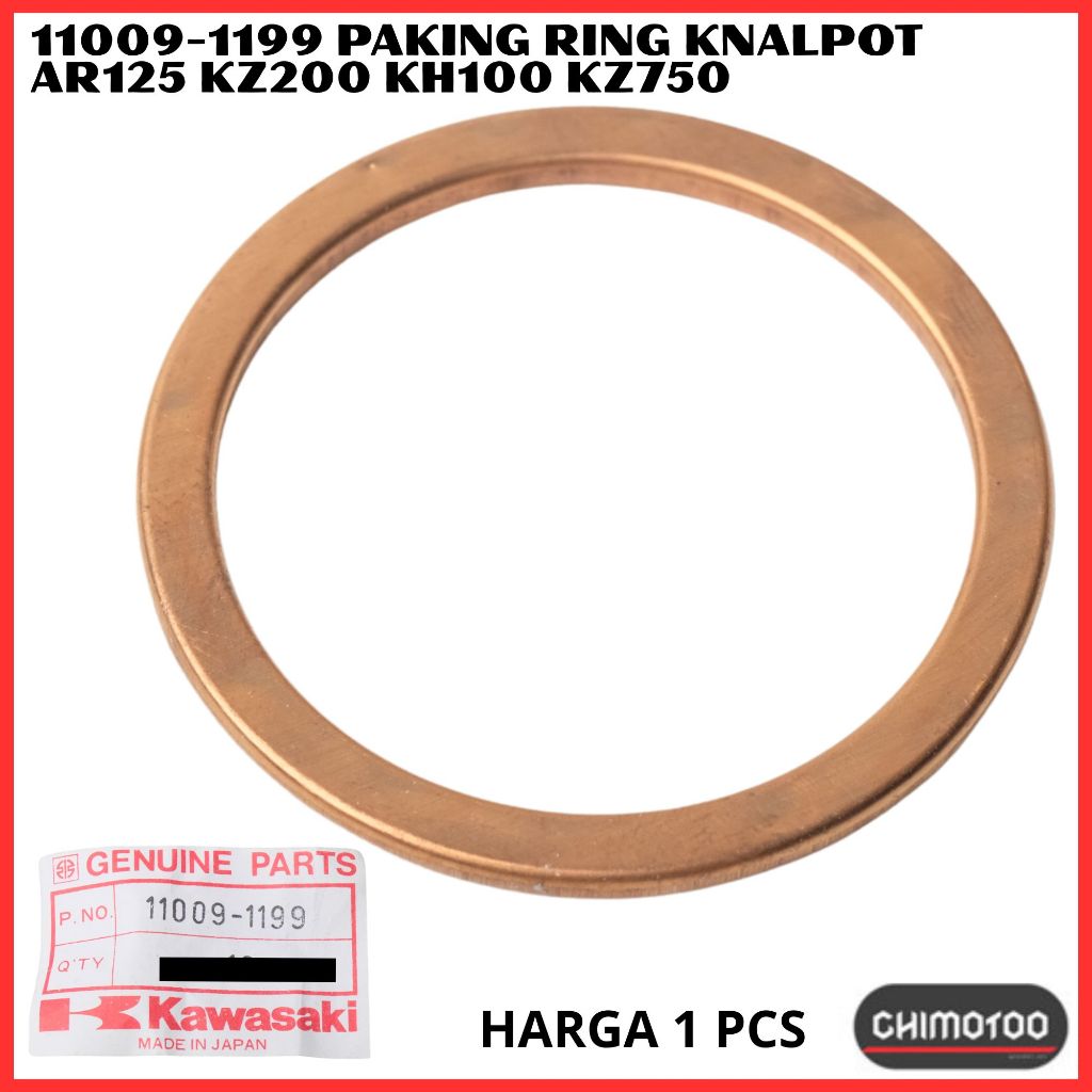 Paking Ring Knalpot Kawasaki Ar 125 Ar Kz200 Kh100 Kh100 Kz750  G7 G3 Original Kode Part 11009-1199