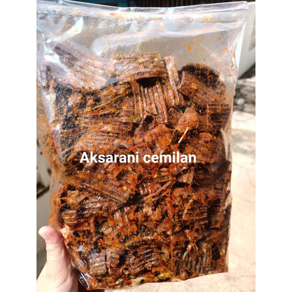 

kerupuk jengkol seblak pedas daun jeruk isi 500gram