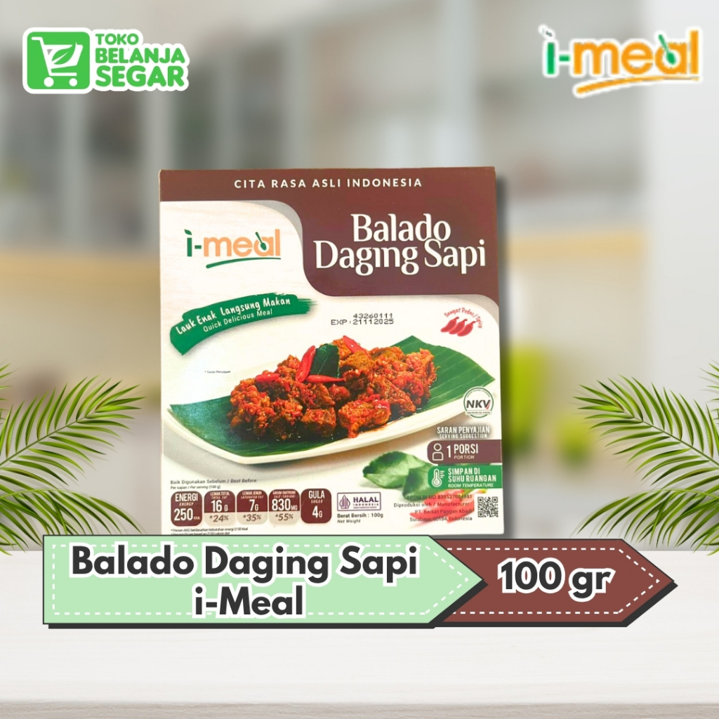 

Balado Daging Sapi (100 gr) - I Meal