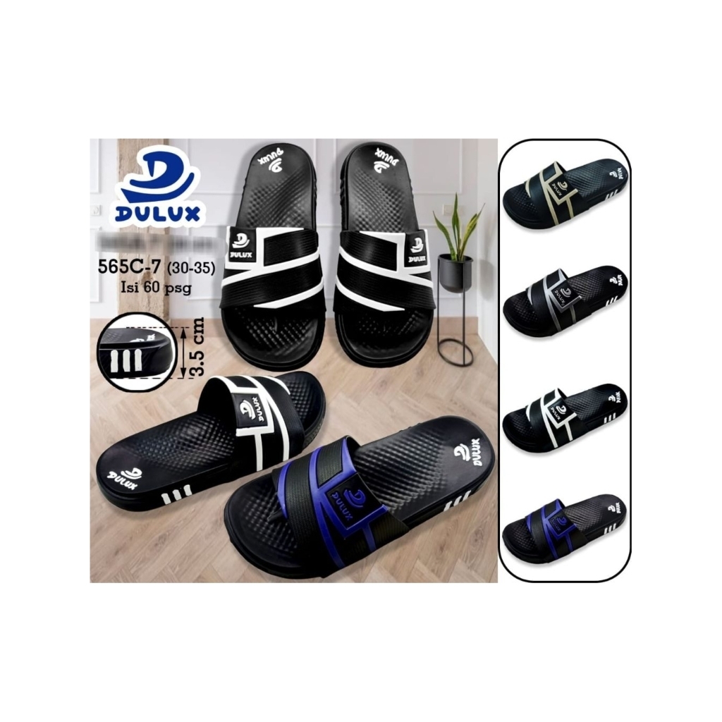 SANDAL SLOP ANAK LAKI-LAKI DULUK KARET ANTISLIP NYAMAN DIPAKAI