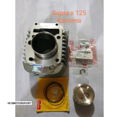 BLOCK BLOK SEHER KOMPLIT ASSY HONDA SUPRA X 125 KARISMA ASPIRA