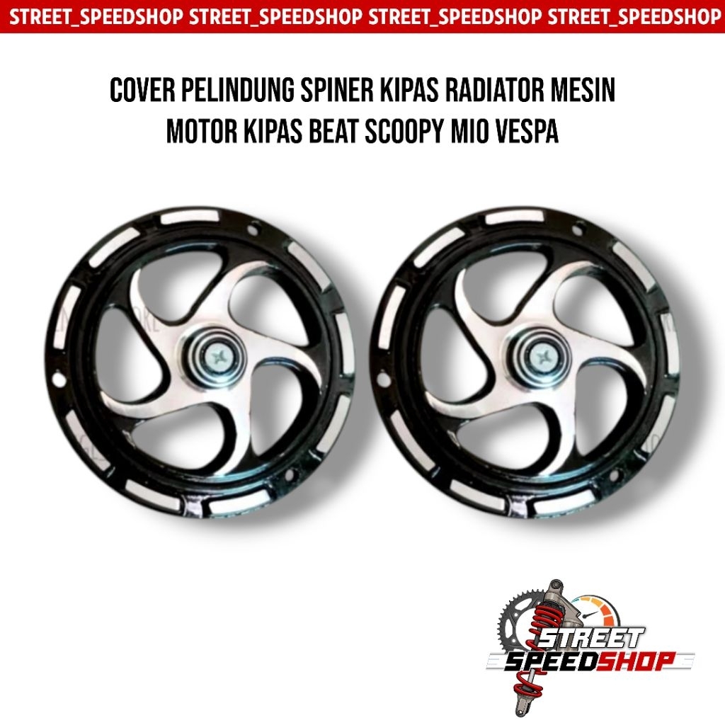Cover Pelindung Spiner Kipas Radiator Mesin Motor Kipas Beat Scoopy Mio Vespa