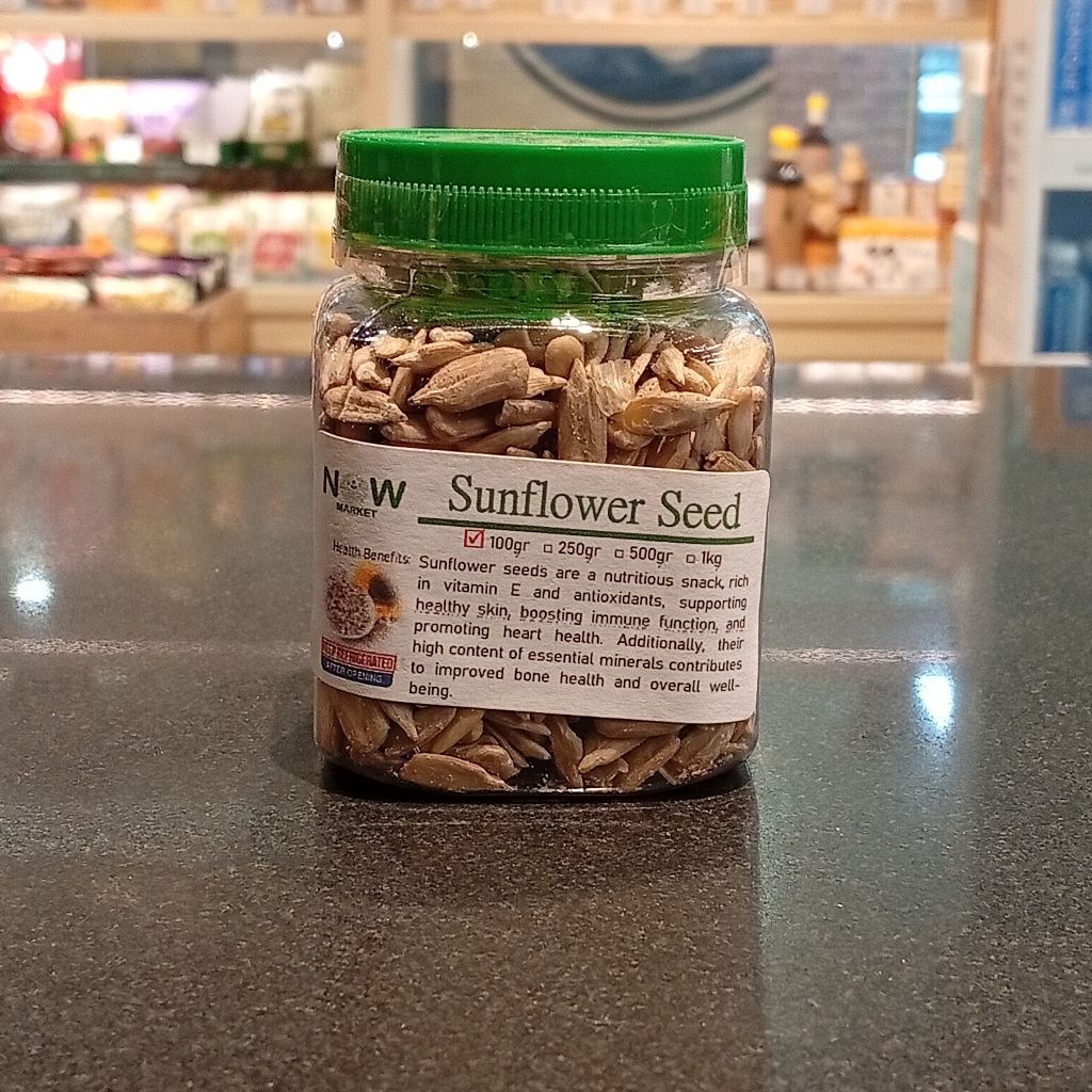 

Sunflower Seeds by NOW 100gr