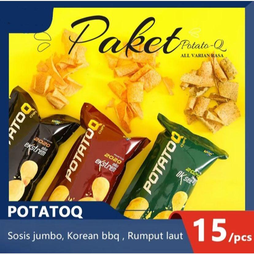 

PAKET POTATO ISI 15 PCS SNACK KERIPIK KENTANG Makanan Cemilan Keluarga Paket Usaha Food