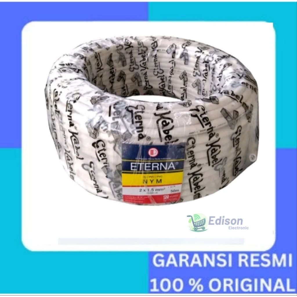 ETERNA Kabel Listrik Eterna NYM 2x1,5 mm