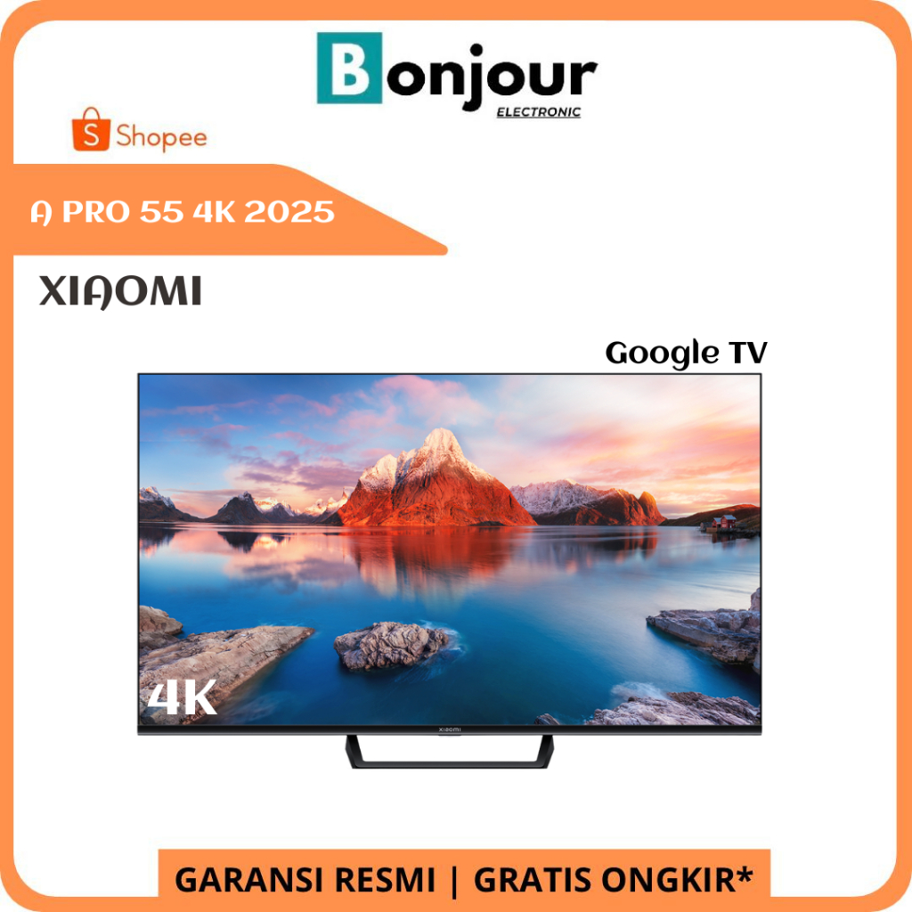 TV XIAOMI 55 Inch 4K UHD Digital TV XIAOMI TV A PRO 55 Google TV - 2025