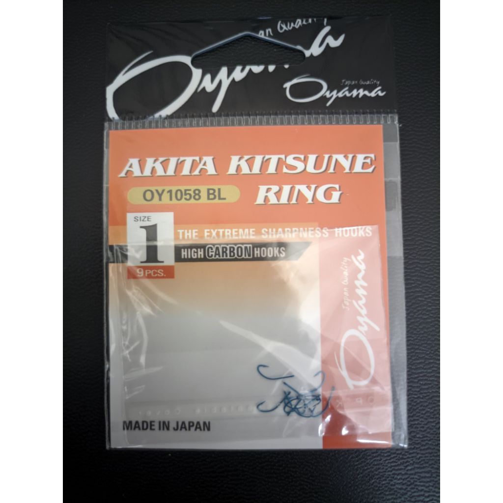 Kail Oyama Akitakitsune Ring RG no 0.3 0.5 0.8 1 Hook Pancing micro fishing murah berkualitas
