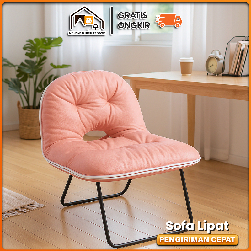 Kursi Lipat Sofa Empuk Kursi Santai Modern Kursi Malas Kursi Lesehan Sandaran Nyaman