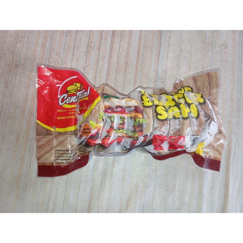 

DAGING BURGER/PATTY PREMIUM CENTRAL PRAKTIS SIAP SAJI