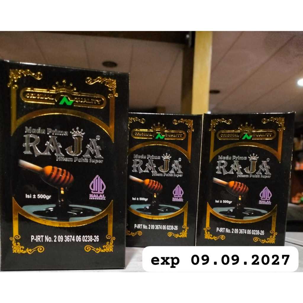 

Madu Prima Raja Hitam Pahit Super 500gram