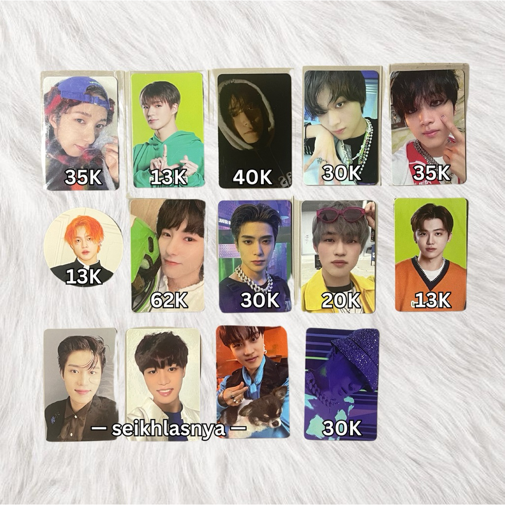[NCT PC PHOTOCARD] Renjun Jeno Jaemin Jaehyun Haechan Chenle Taeyong Taeil – ISTJ, Glitch Mode, We B