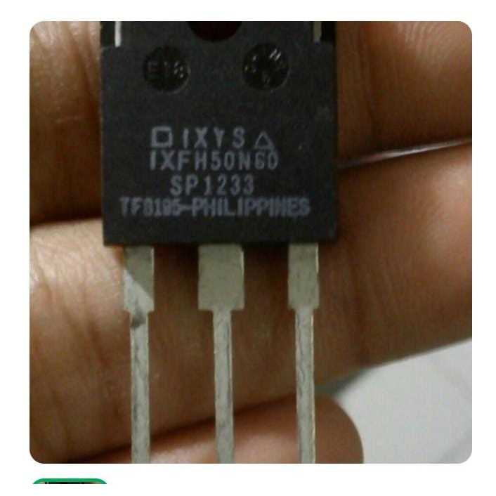 RG6538 ixfh50n60 50n60 mosfet 50a 600v asli by PCM LTC GLODOK