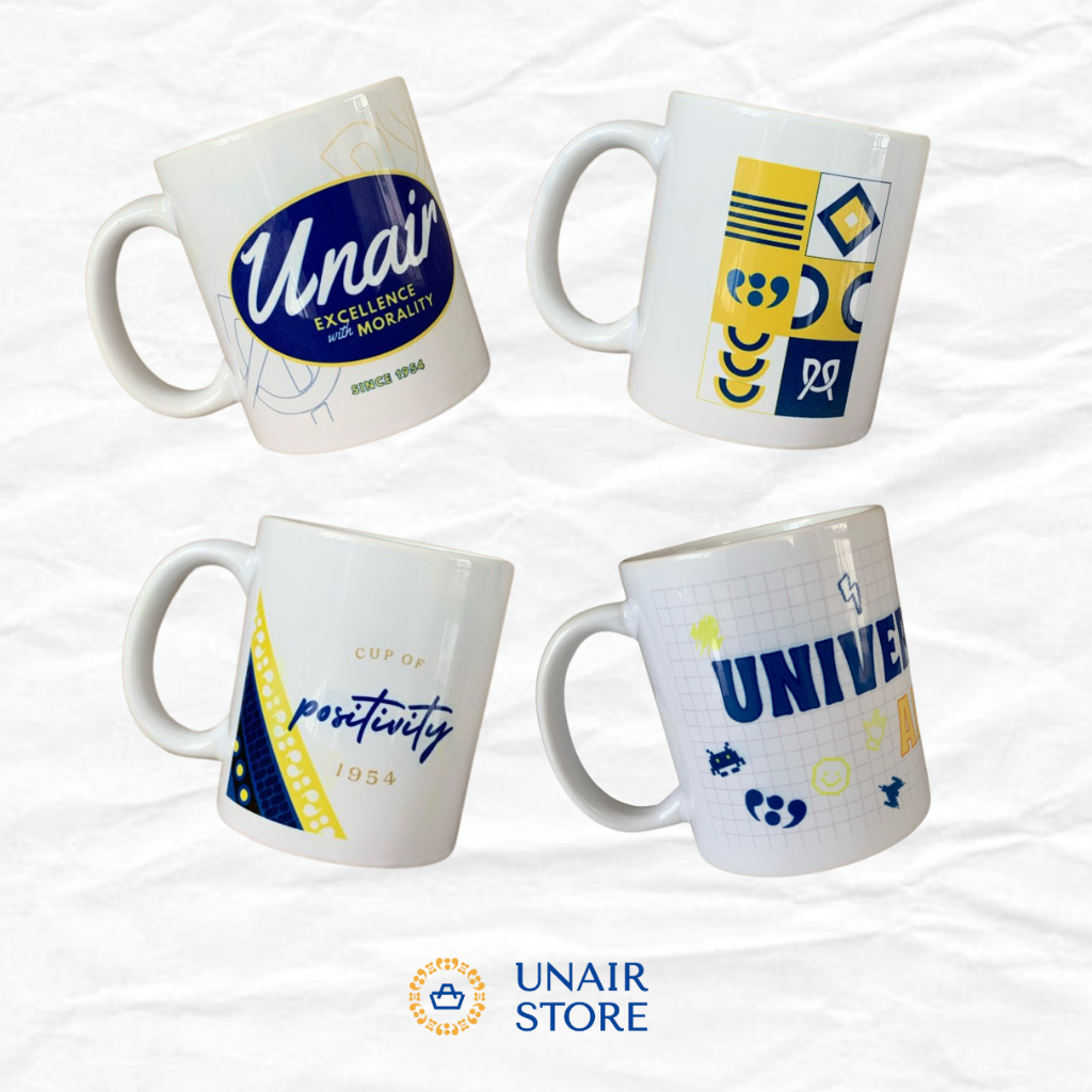 Ceramic Mug Character White Universitas Airlangga | UNAIR Store