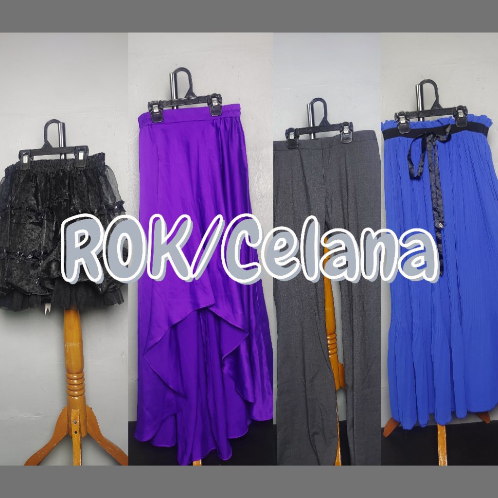 Rok  Celana pesta Harajuku Preloved